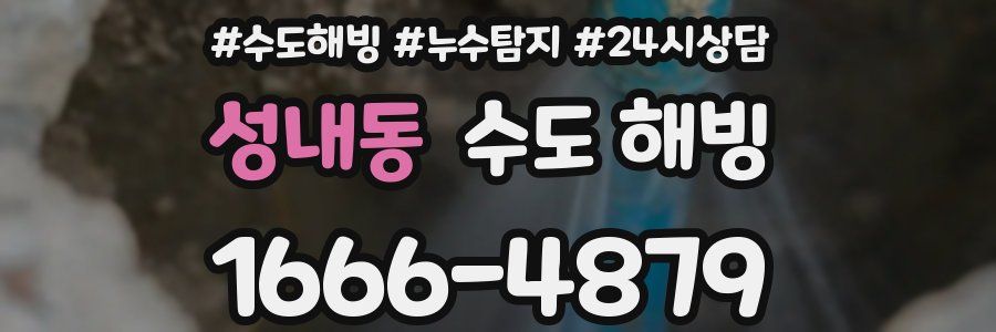 성내동 수도 해빙