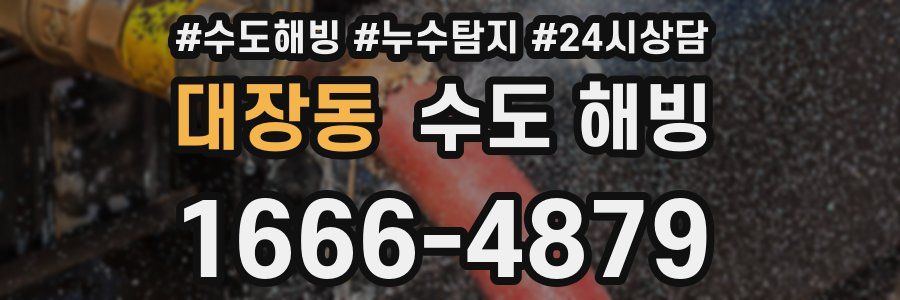 대장동 수도 해빙