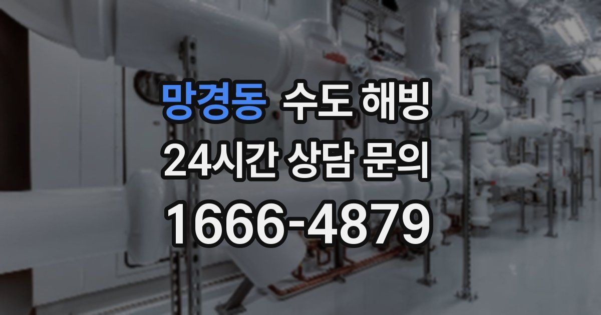 망경동 수도 해빙