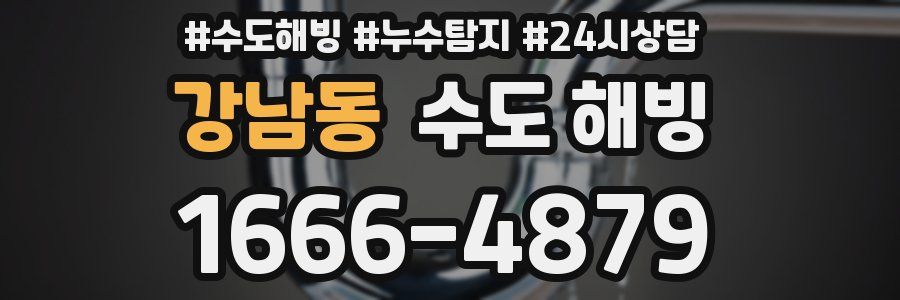 강남동 수도 해빙
