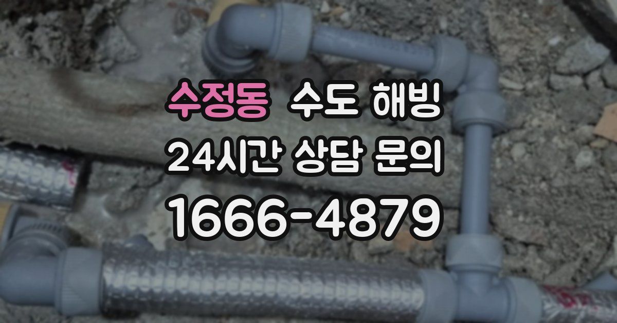 수정동 수도 해빙