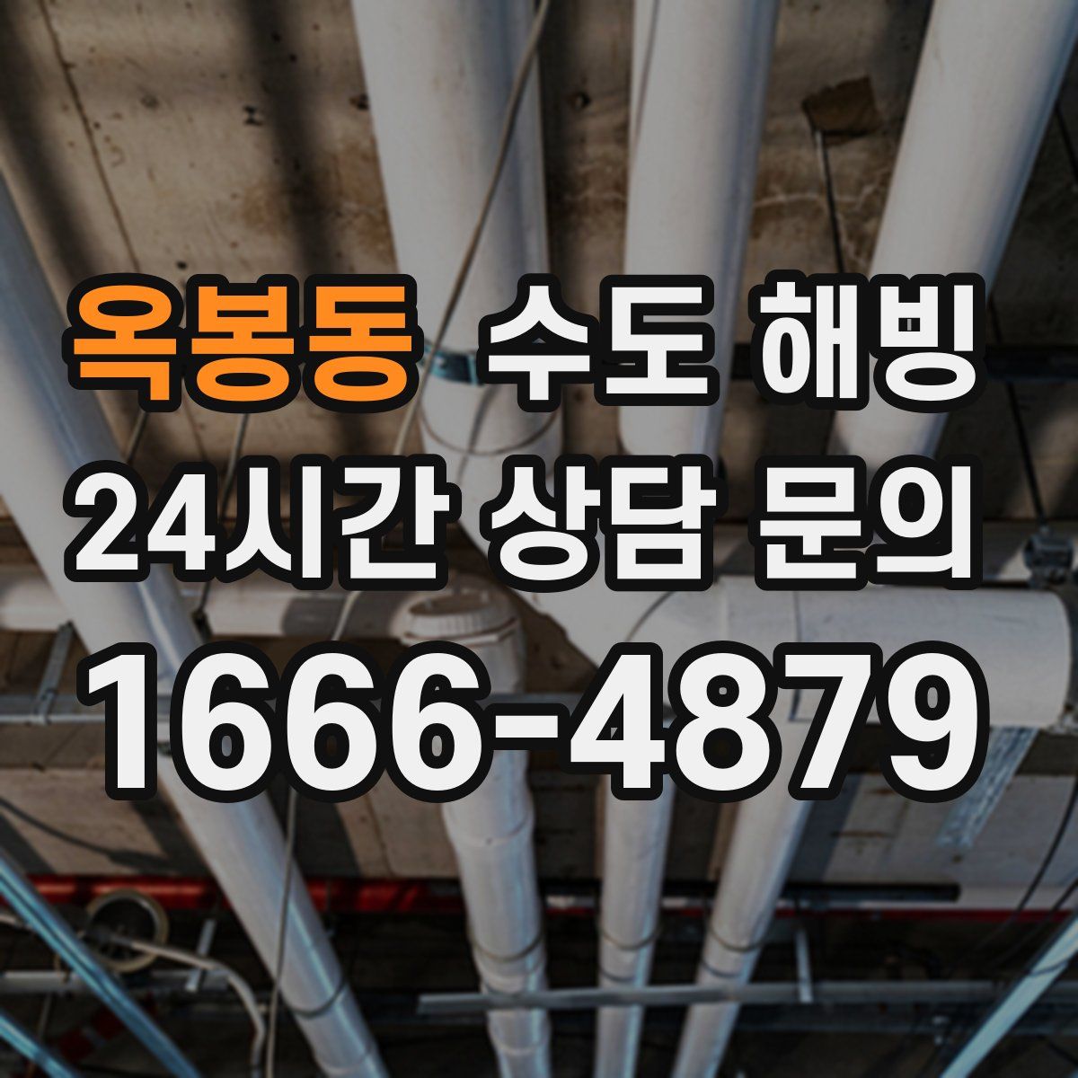 옥봉동 수도 해빙