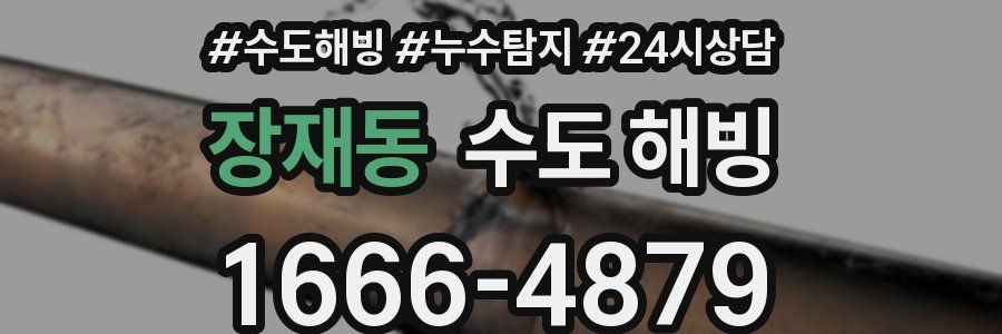 장재동 수도 해빙