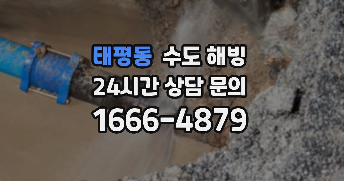 태평동 수도 해빙