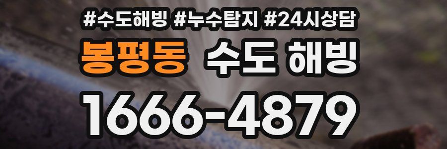 봉평동 수도 해빙