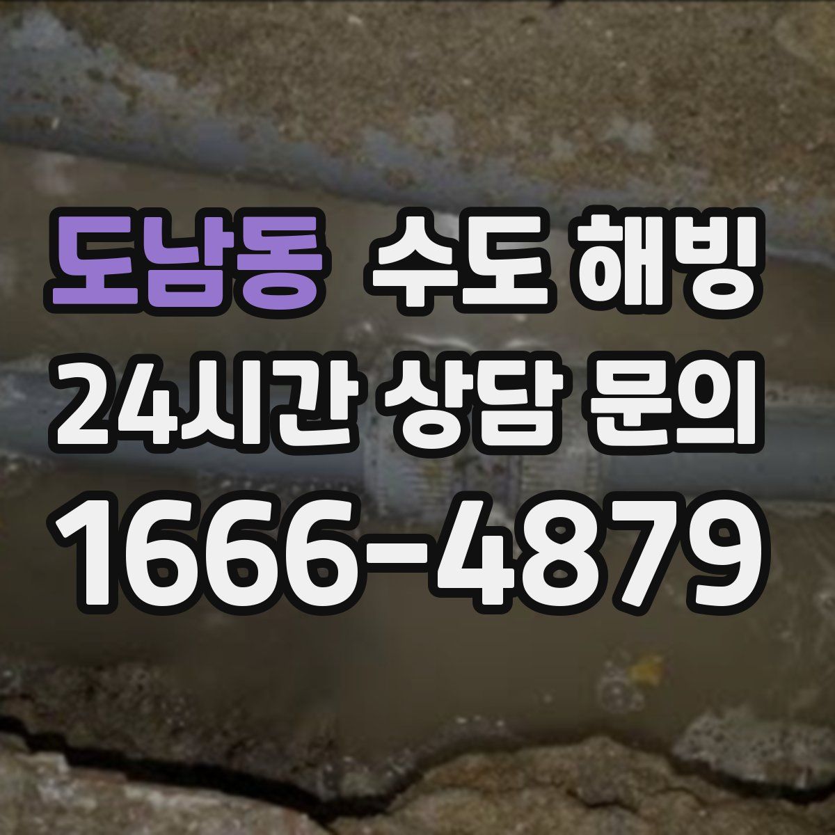 도남동 수도 해빙