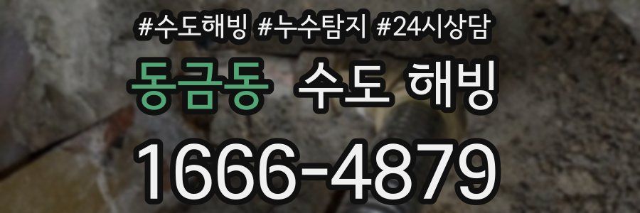 동금동 수도 해빙