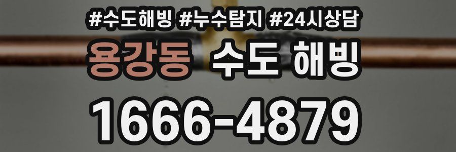 용강동 수도 해빙