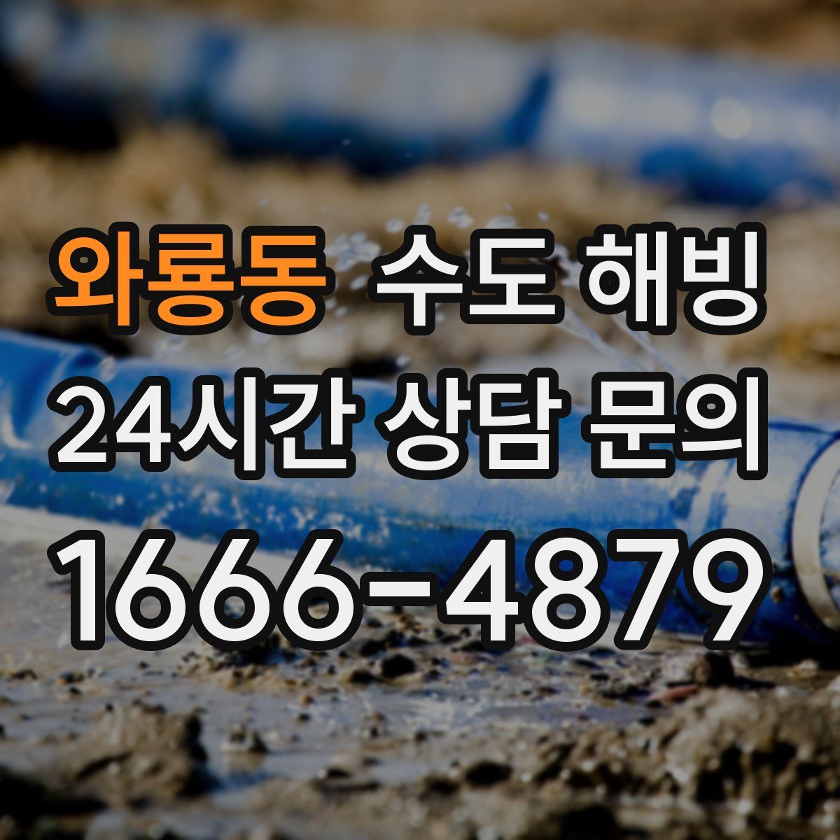 와룡동 수도 해빙