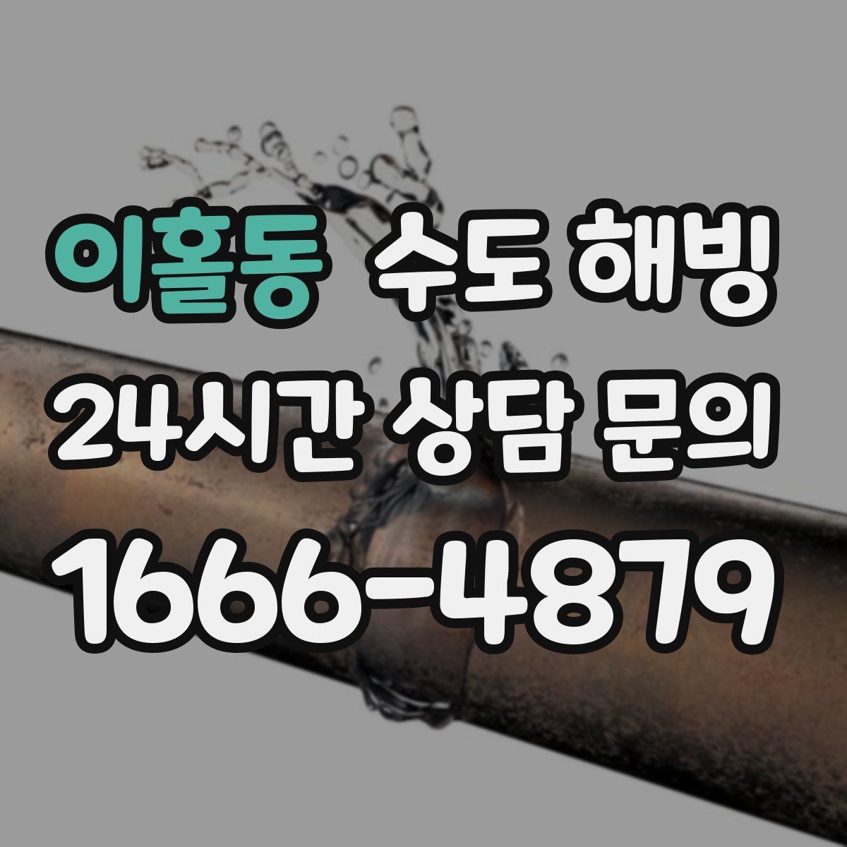 이홀동 수도 해빙