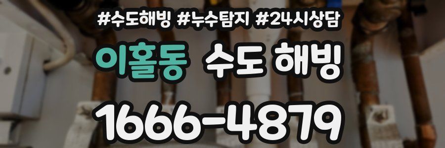 이홀동 수도 해빙