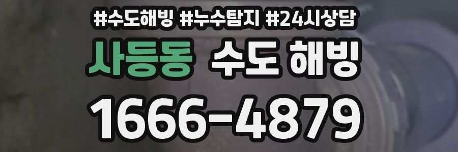 사등동 수도 해빙