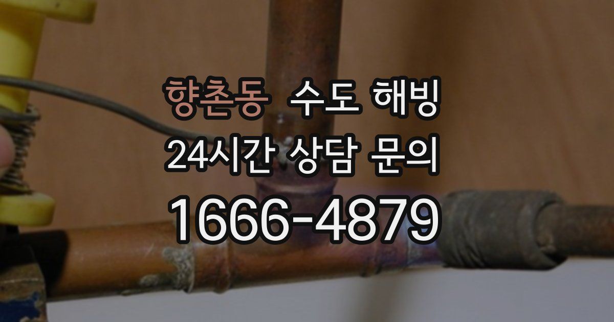 향촌동 수도 해빙