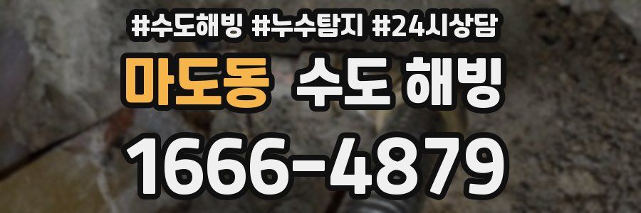 마도동 수도 해빙