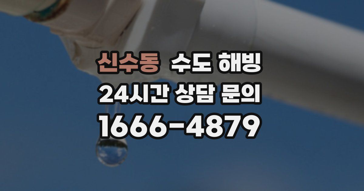 신수동 수도 해빙