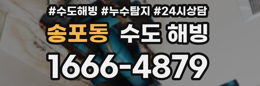 송포동 수도 해빙