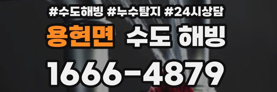 용현면 수도 해빙