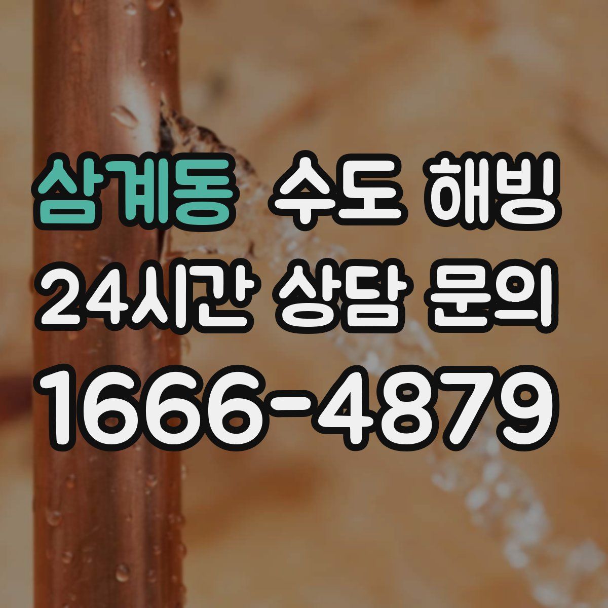 삼계동 수도 해빙