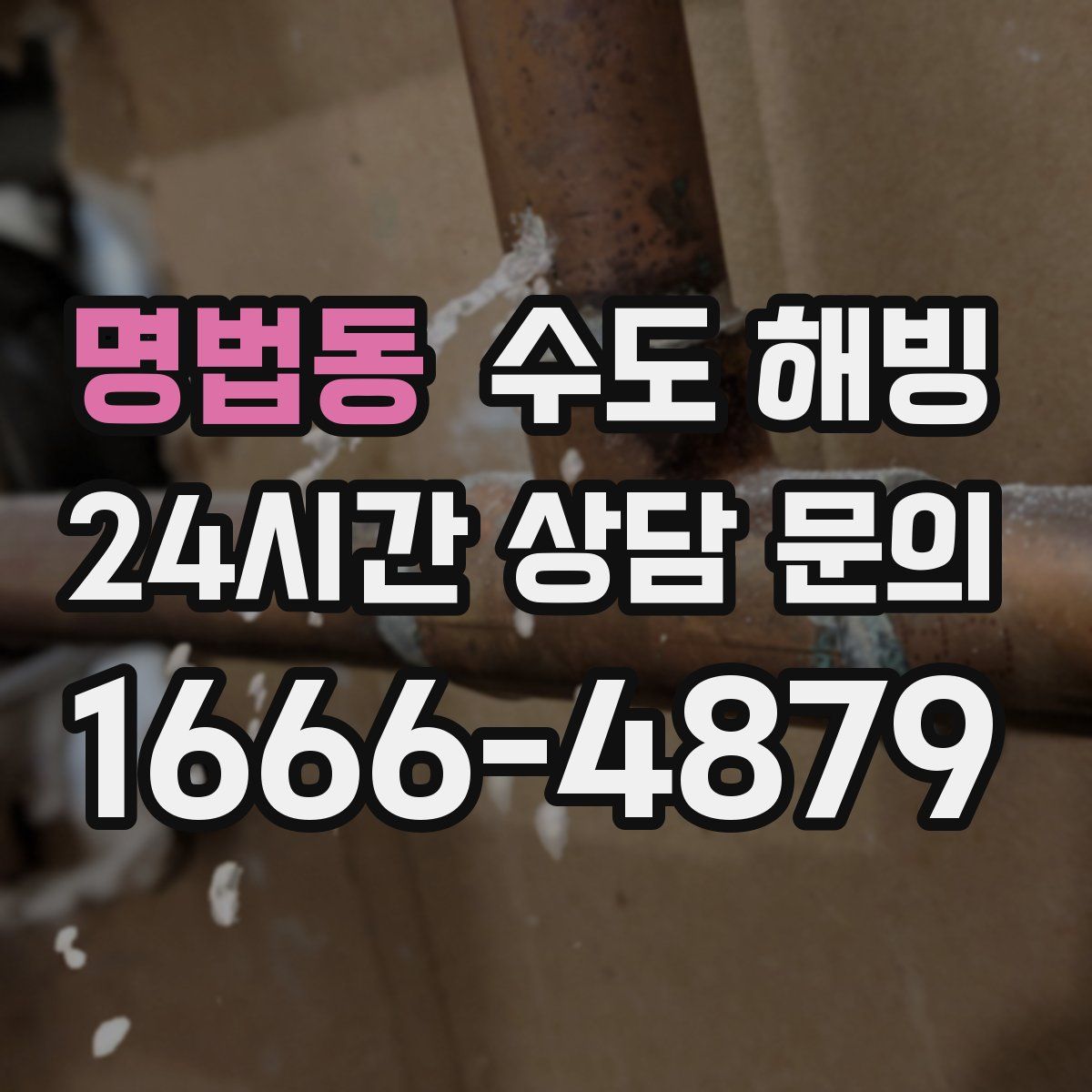 명법동 수도 해빙