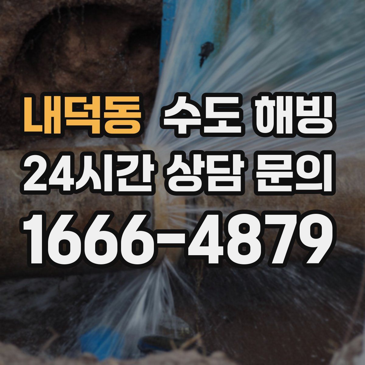 내덕동 수도 해빙