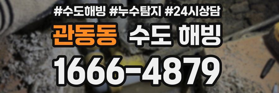 관동동 수도 해빙