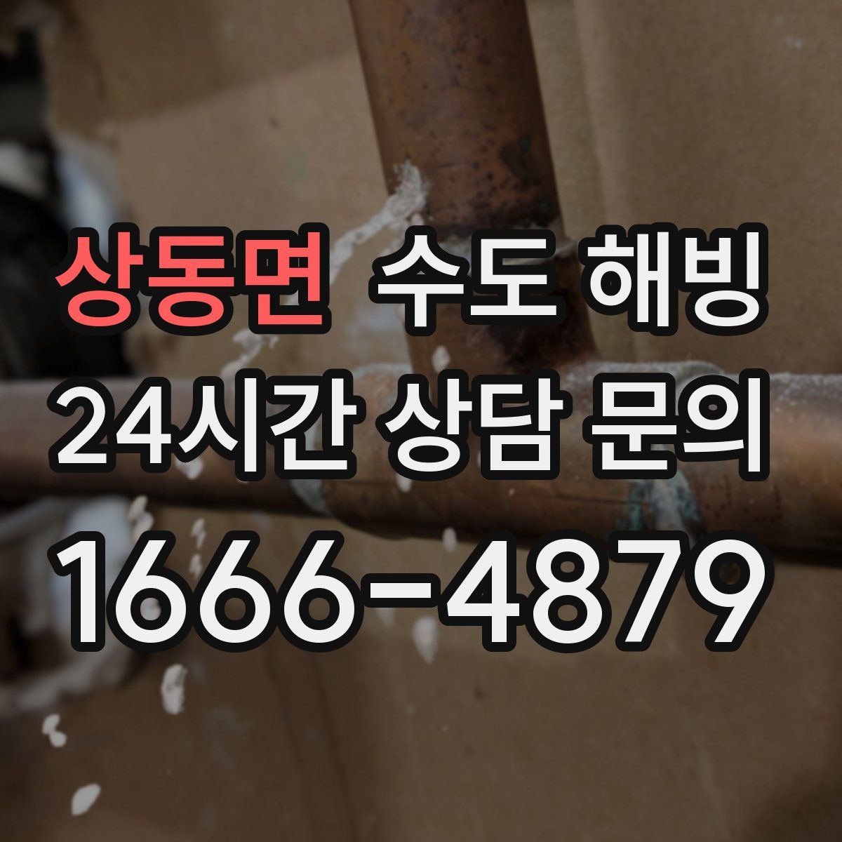 상동면 수도 해빙