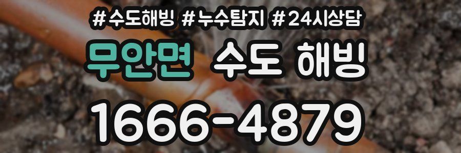 무안면 수도 해빙