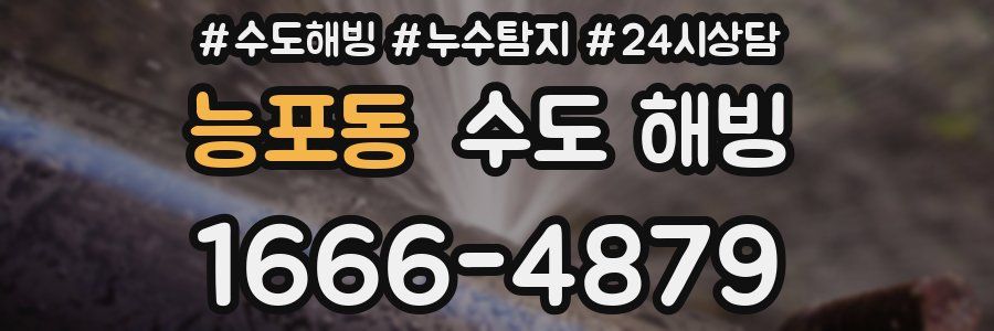 능포동 수도 해빙