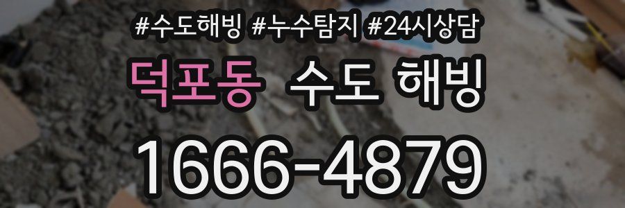 덕포동 수도 해빙