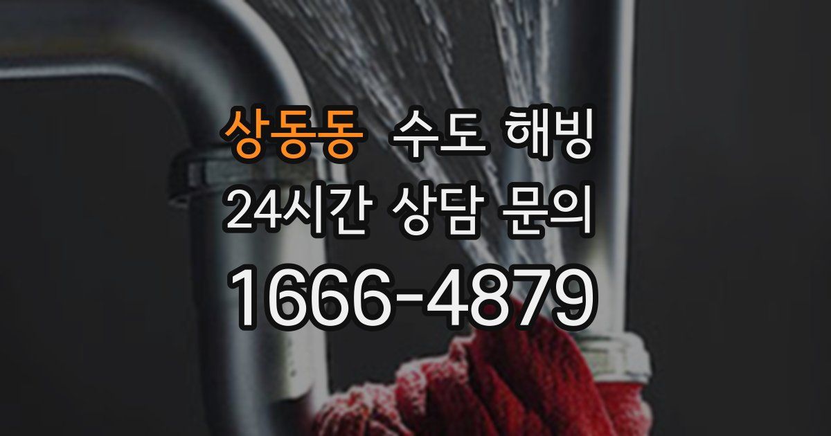 상동동 수도 해빙