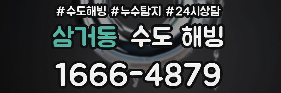 삼거동 수도 해빙