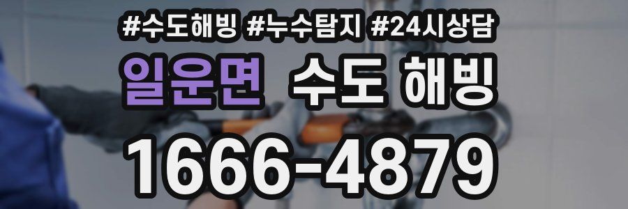 일운면 수도 해빙