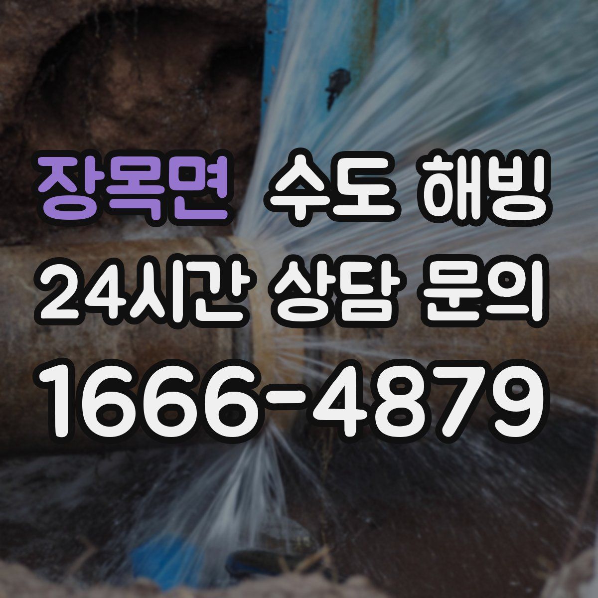 장목면 수도 해빙