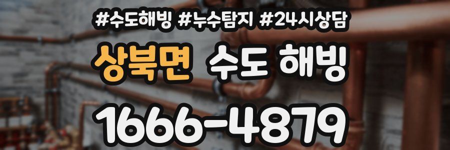 상북면 수도 해빙