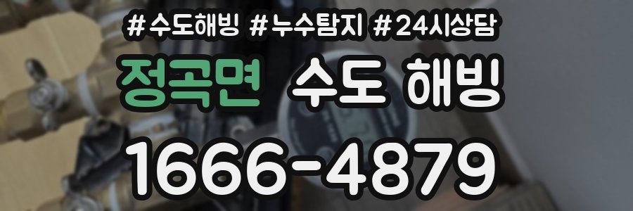 정곡면 수도 해빙