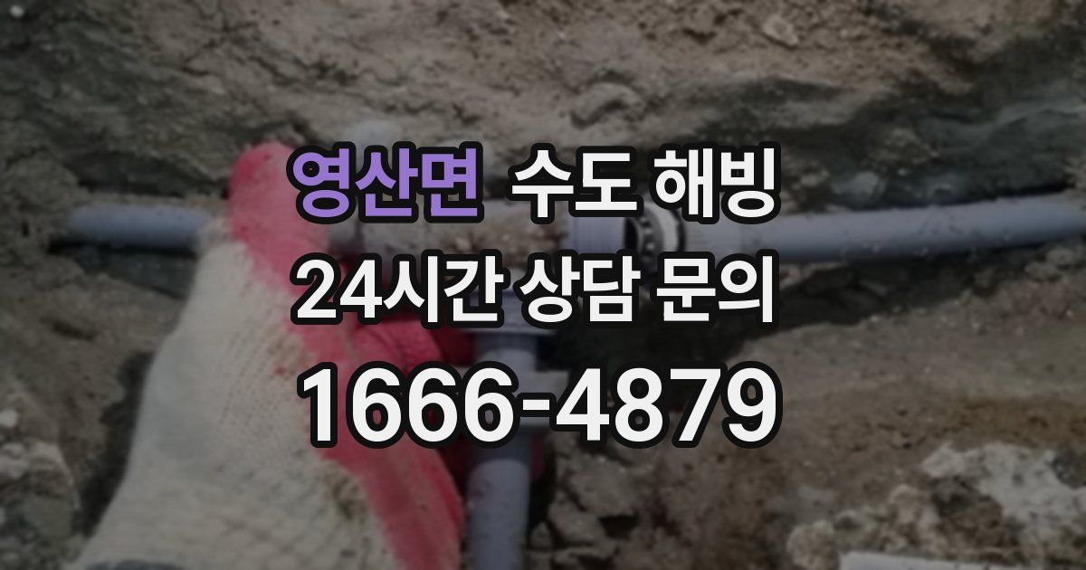 영산면 수도 해빙