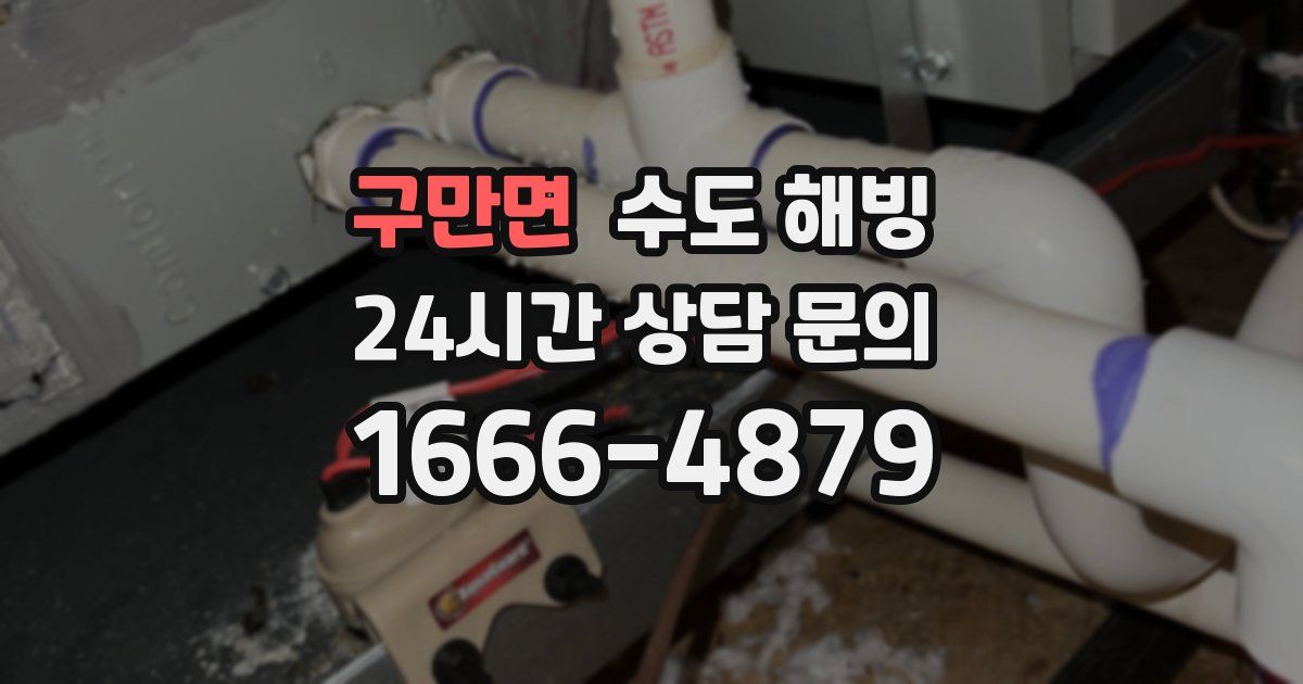 구만면 수도 해빙