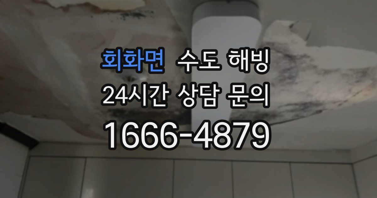 회화면 수도 해빙