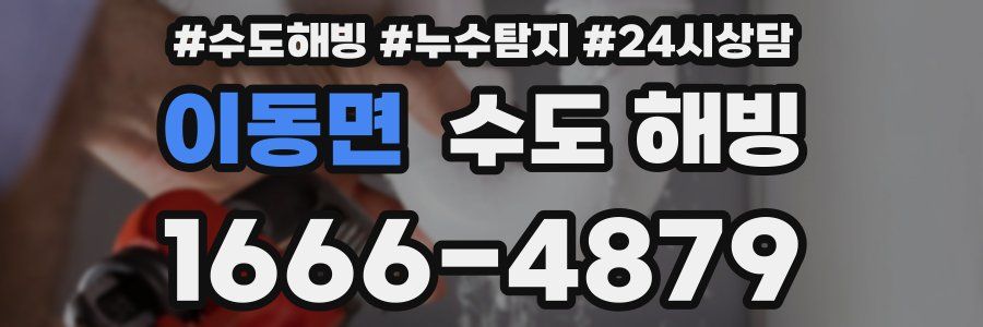 이동면 수도 해빙