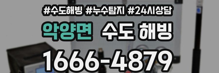 악양면 수도 해빙