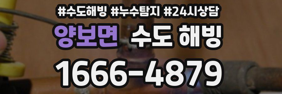 양보면 수도 해빙