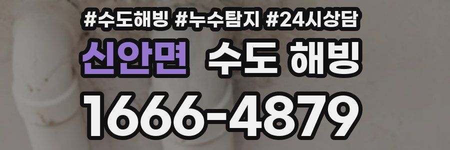 신안면 수도 해빙