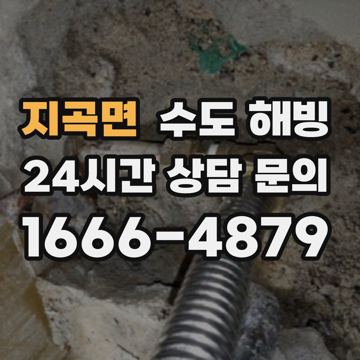 지곡면 수도 해빙