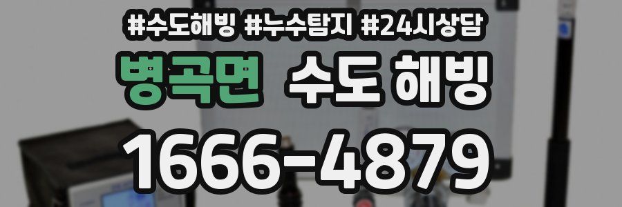 병곡면 수도 해빙