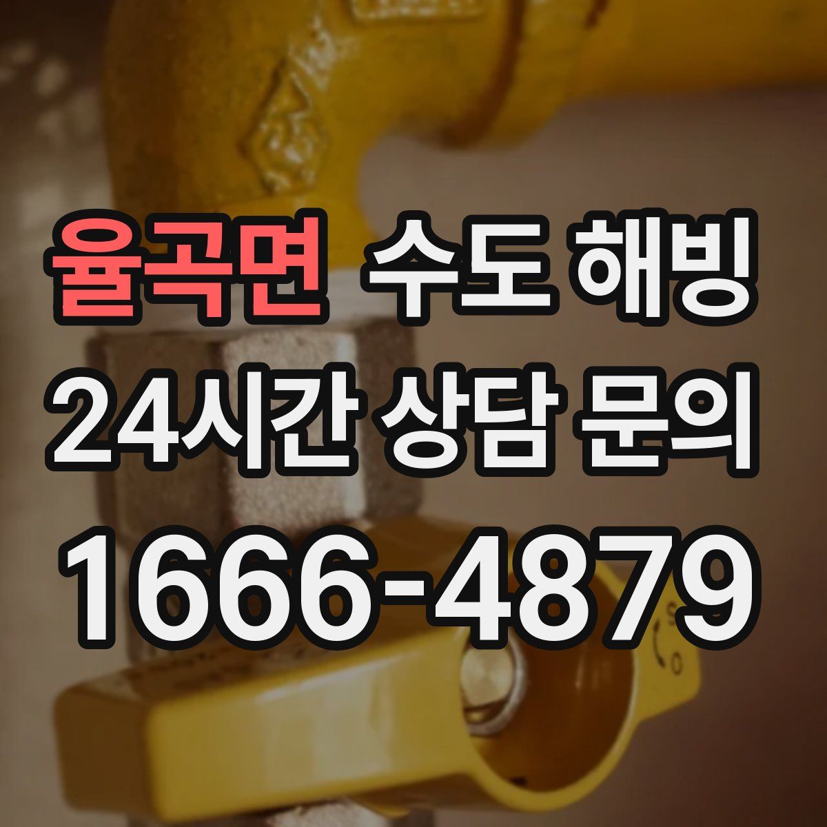 율곡면 수도 해빙