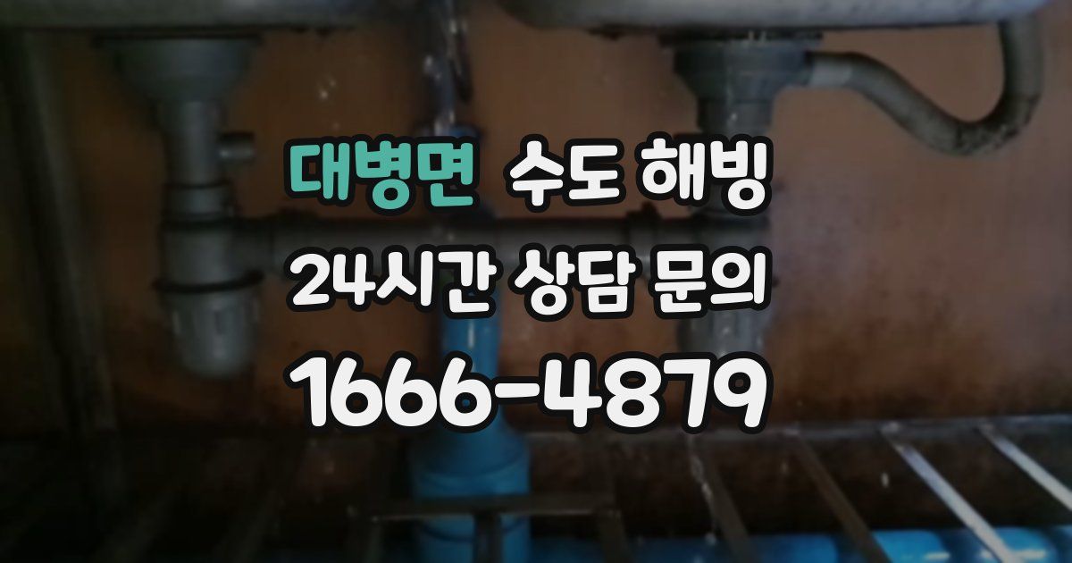 대병면 수도 해빙