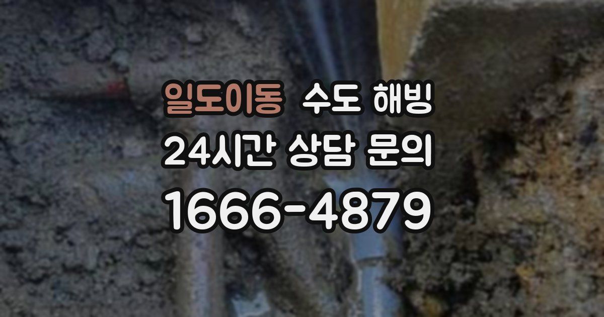 일도이동 수도 해빙
