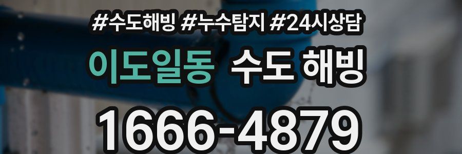 이도일동 수도 해빙
