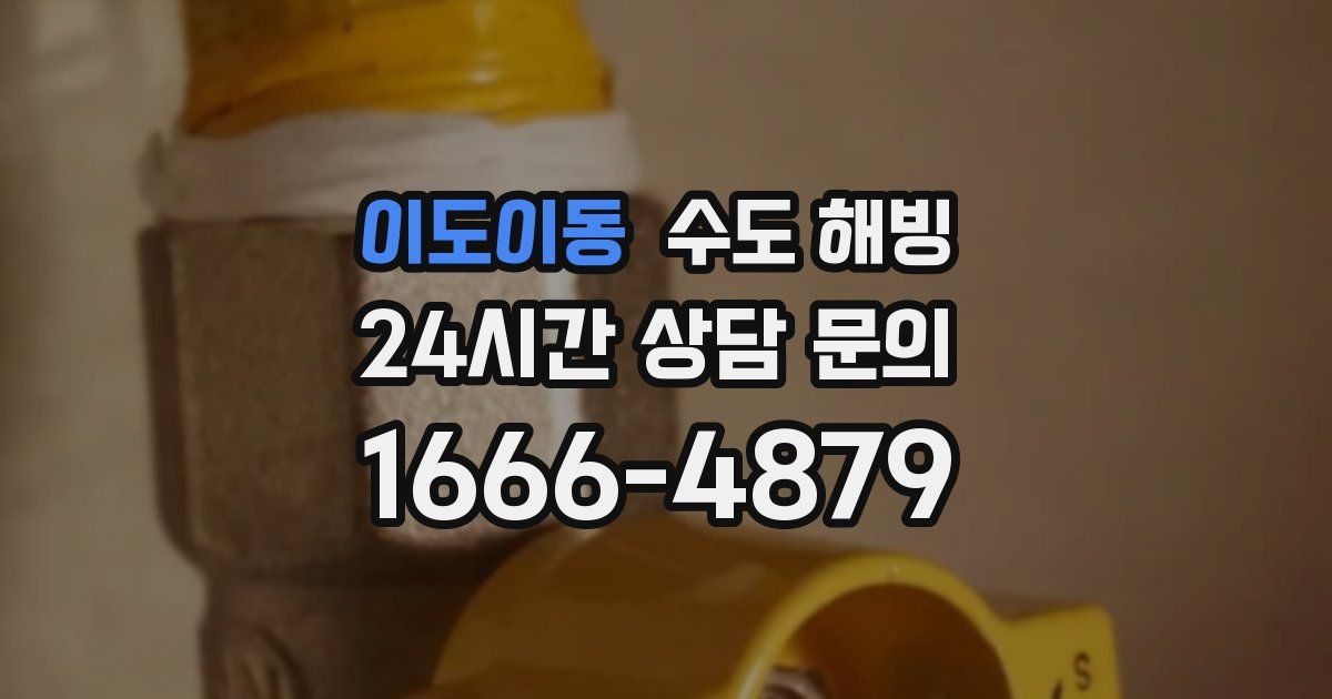 이도이동 수도 해빙