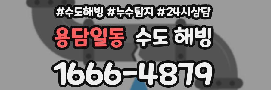 용담일동 수도 해빙